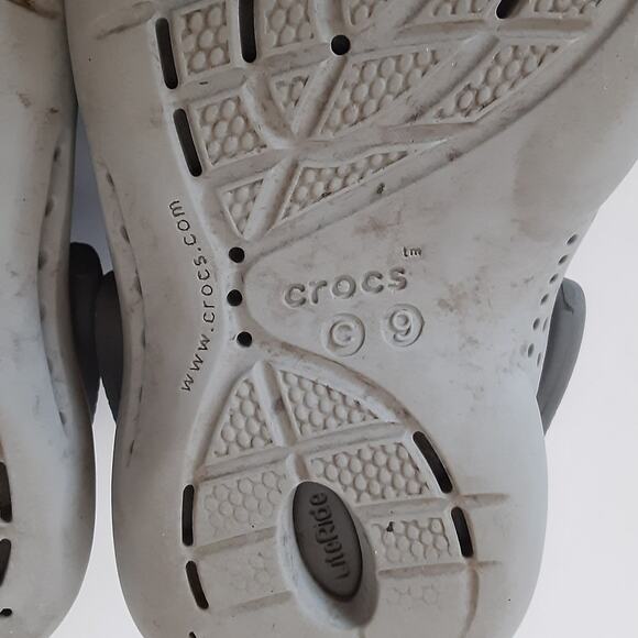 Crocs Literide 360 Clogs Kids 9 Black Slip On Water Shoes Comfort Summer Boys - Picture 9 of 10